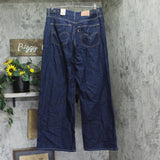 Levi's Womens Cinch Baggy Wide Leg Zip Fly Reign of the Rinse Blue 32x31