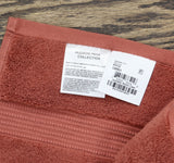 Hudson Park Luxe Turkish Cotton Hand Towel HPFTURH Sienna Red Brown 20x30