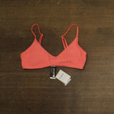 Cotton On Super Scoop-Neck Bikini Top 6338112-19 Shell Pink Terry Jacquard S