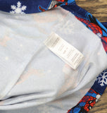 Marvel Boys Button Up Spider Man Christmas Pajama Shirt Top Blue 10