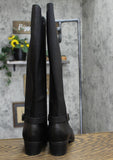 Easy Spirit Women's Chaza Tall Knee High Boots SECHAZA-WC Black Leather 8W-WC