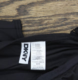 DKNY Womens One-Piece Starburst Swimsuit DIMMS064 Black S