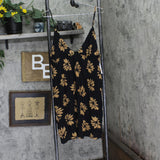 Volcom Womens Get Wyyld Mini Dress Vintage Brown XL