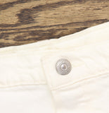 Levi's 501 Button Fly High Rise Original Cutoff Shorts 859650032 White 20W