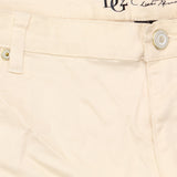 DG2 by Diane Gilman Print Hem Skinny Plus Size Petite Jeans Cream Off White 24WP