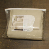 Sky Pickstitch 3-Piece Cotton Coverlet Set 100138173FQ Khaki Brown Full / Queen