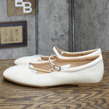 Wild Fable Elsa Mary Jane Ballet Flats with Memory Foam Insole Cream 9M