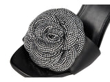 Michael Michael Kors Womens Elodie Sandals Heeled Stiletto 40F4EDHS4L Black 7M