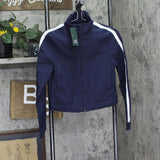 Wild Fable Womens Full Zip Track Jacket 94459392 Navy Blue 2XS