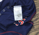 MLB Infant Baby Boston Red Sox #11 Rafael Devers Romper Creeper Navy Blue 12M