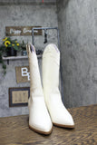Universal Thread Womens Studded Western Cowboy Boots 92229982 Off White 8M