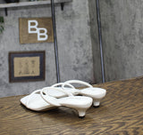 Calvin Klein Womens Opelle Heeled Sandal KCOPELLE2 White 7.5M