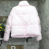 All In Motion Womens Zip Front Puffer Jacket 94659439 Light Pink M