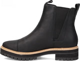 Toms Women's Dakota Chelsea Boot 10016845 Water Resistant Black Leather 9M