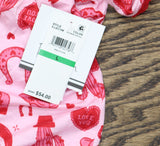 Roudelain Womens Valentine's Fairytale Pajama Shirt Top EJJE319M Cowgirl Pink L