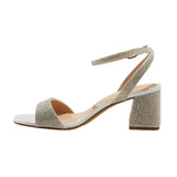 A New Day Shannon Block Heel Sandals 89469406 Silver Gray 6.5M