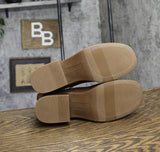 Sun + Stone Womens Norahh Moto Midshaft Booties Russet Microsuede Brown 8M