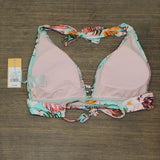 Kona Sol Women's Floral Triangle Bikini Top AFK46T-1