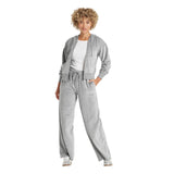 Universal Thread Womens Leisure Studio Velour Hoodie Sweatshirt 92090310 Gray L
