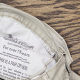 Levi's Mens Straight Leg Regular Fit Khaki Jeans Tan Brown 31x30