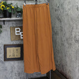 Cupshe Womens Summer Lovin Drawstring Wide Leg Pants Dark Brown L