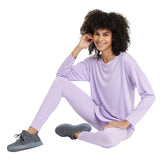 All In Motion Womens Leggings-Friendly Long Sleeve Top 90612561 Light Purple M