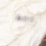 Calvin Klein Women's X-Fit Sleeveless Mock Neck Top O27TN12A Cream Off White L
