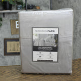 Madison Park 800 Thread Cotton Blend Sateen 6-Pc. Sheet Set Gray California King
