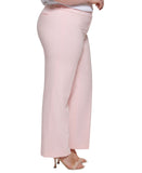 Calvin Klein Womens Plus Size Lux Highline Pants X21PL866 Rose Pink 14W