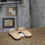 A New Day Womens Elain Floral Embroidered Mesh Slide Sandals Tan Brown 5.5M