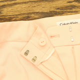Calvin Klein Womens Plus Size Lux Highline Pants X21PL866 Rose Pink 14W