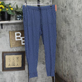 State Of Day Womens Jogger Pajama Pants 100180166MS Diamond Geo Blue XL