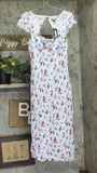 Wild Fable Womens Flutter Cap Sleeve Maxi A-Line Dress 94460735 Light Blue M