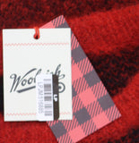 Woolrich X TGT Buffalo Check Pullover Fuzzy Sweater 94611933 Black / Red M