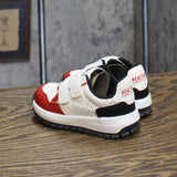 Kenneth Cole Reaction Toddler Karson Dante Court Shoes Sneakers Red Multi 5T
