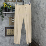 Slinky Brand Womens Flare-Leg Knit Wrap Pant 656762 Taupe Brown XL