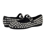 Guess Womens KALIDAL Mary Jane Flat Rhinestone GWKALIDAL Black 7.5M