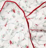 Charter Club Printed Flannel Pajama Set Delicate Cardinal White Multi 1X
