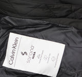 Calvin Klein Womens Faux-Fur-Lined Midi Puffer Coat Black S