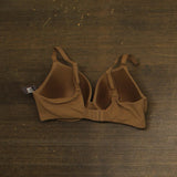 Auden Womens Luxe Stretch Comfort Wire Demi Bra 94266746 Caramel Brown 36D