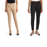 Anne Klein Womens High Waist Slim Leg Faux Suede Pull-On Pants 10847941