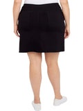 Hearts Of Palm Womens Plus Size Stretch Pull On Skort 9422199 Black 22W