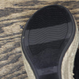 Toms Womens Marisol Platform Wedge Shoes 10016380 Black 7.5M