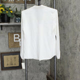 Bar III Womens Inverted-Pleat Blouse Shirt Top 10713340 White S