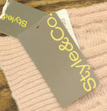 Style & Co. Womens Solid Cable Knit Scarf SC9542505 Blush Pink