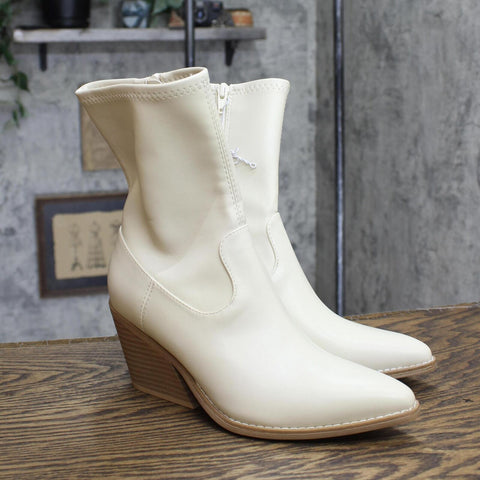 Universal Thread Women's Aubree Ankle Boots 88375051 Off White 7.5M