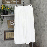 Curations Womens Petite White Gauze Pants Lined 654346 White PL