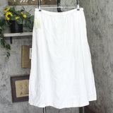 Universal Thread Tie-Front Midi A-Line Skirt 92985818 White XXL