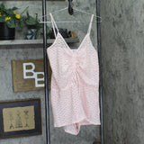 Salt + Cove Juniors Medallion Crochet Romper Cover-up Pink Blush Pink S