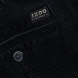 Izod Mens Corduroy Chino Dress Pants 166a7609a5e466 Black 34